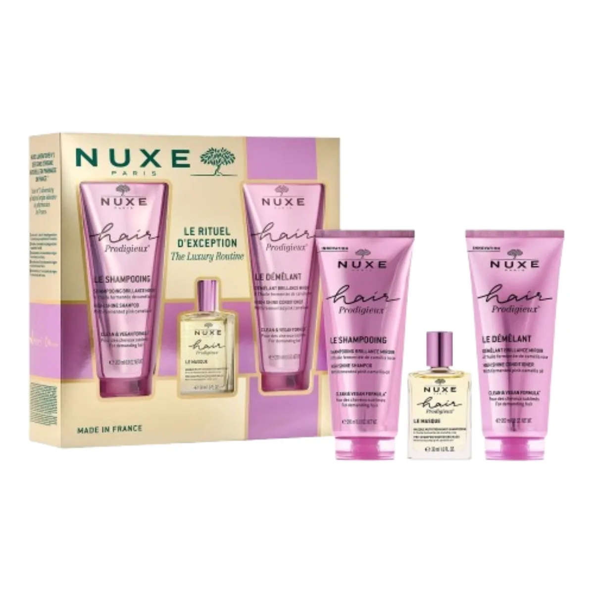 Bộ Chăm Sóc Tóc Nuxe Le Rituel d'Exception Hair Prodigieux
