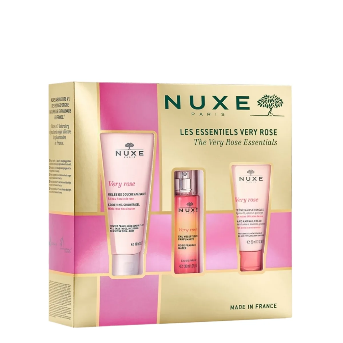 Bộ quà tặng Nuxe Coffret Les Essentiels Very Rose