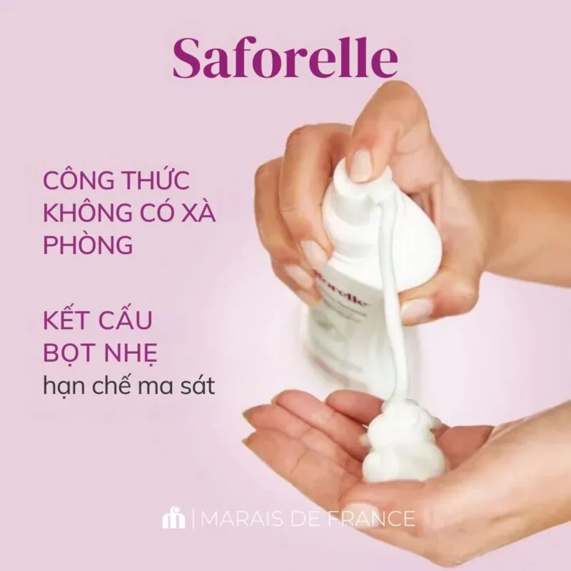 Bọt Vệ Sinh Saforelle Mousse Lavant Ultra Douce 250ml