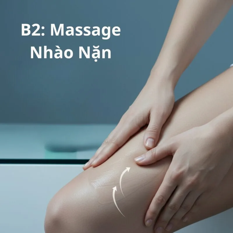 Bước 2 Massage Nhào Nặn