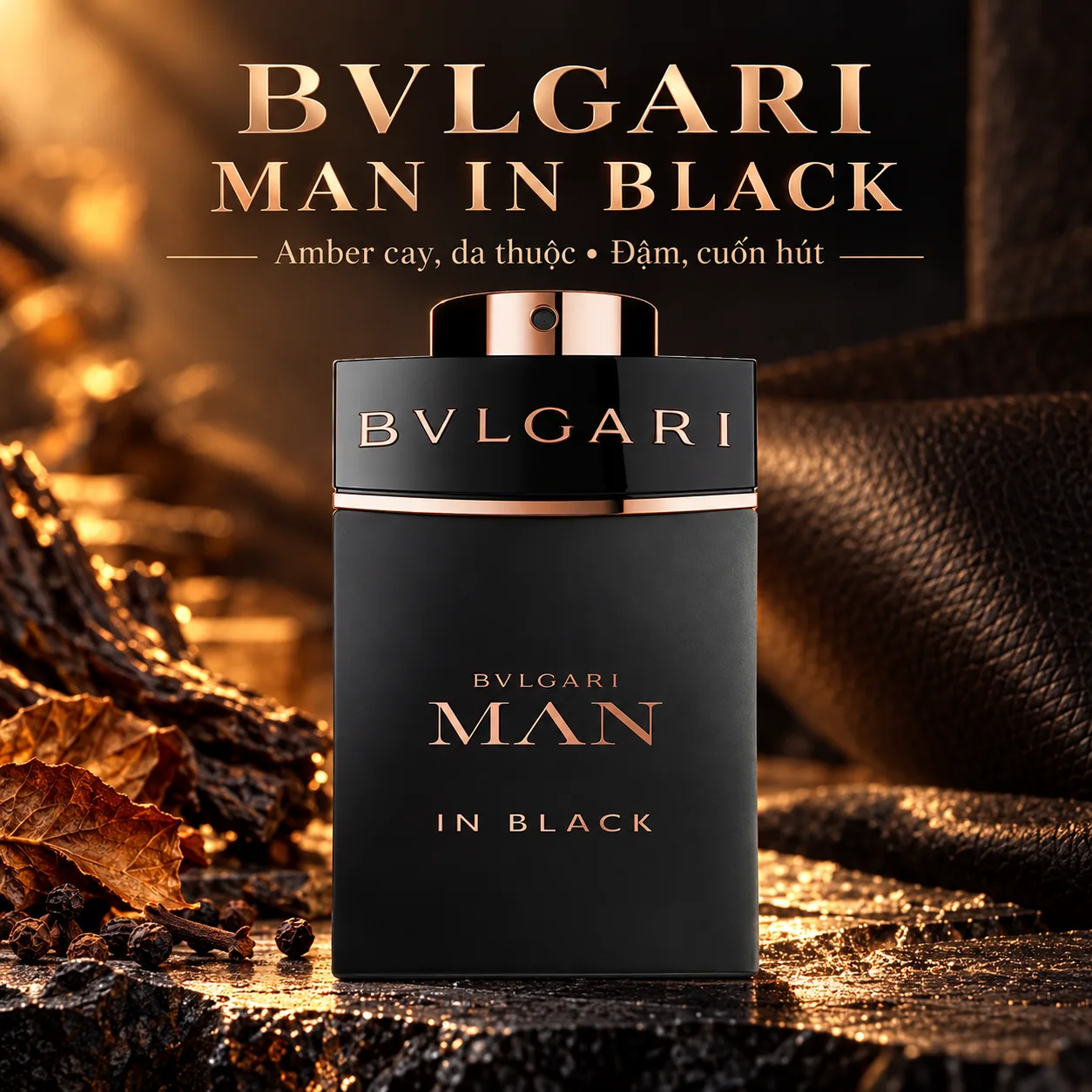 Bvlgari Man in Black nước hoa nam dùng buổi tối độ tuổi từ 41 trở lên