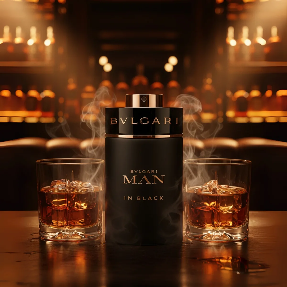 Bvlgari Man in Black với hương rum, gia vị và da thuộc
