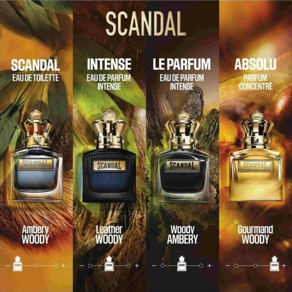 Các phiên bản nước hoa Jean Paul Gaultier Scandal Pour Homme