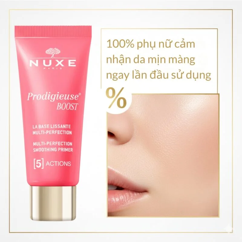Cảm nhận Kem Nền Làm Mịn Da 5 trong 1 Nuxe
