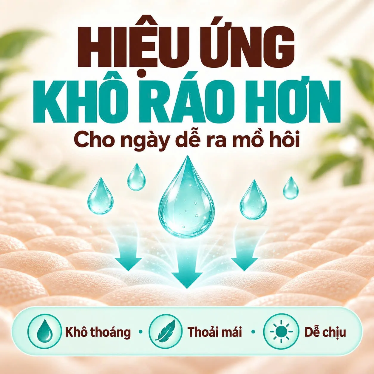 Hiệu ứng khô ráo sau khi dùng Roge Cavailles Dermato 48h Hiệu ứng khô ráo sau khi dùng Roge Cavailles Dermato 48h