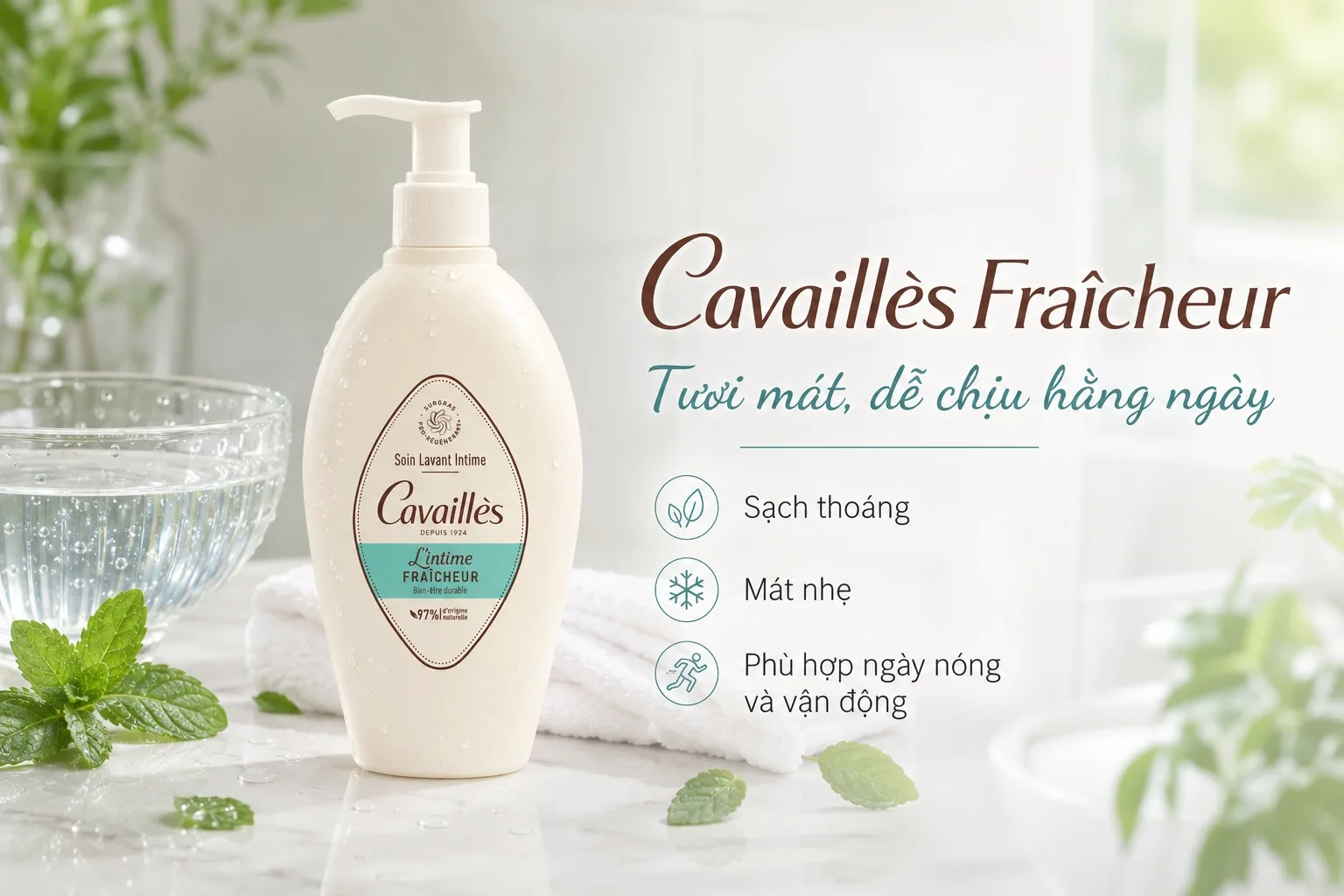 Cavaillès Fraîcheur tươi mát sạch thoáng hằng ngày