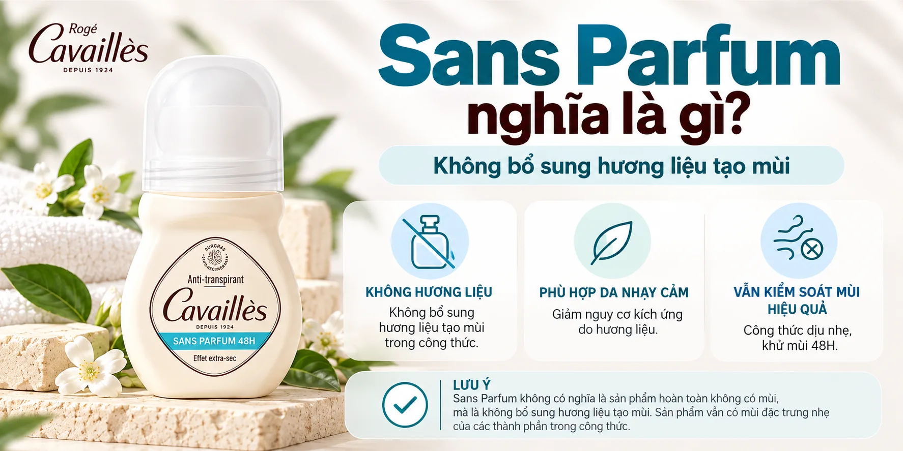 Cavaillès Sans Parfum không bổ sung hương liệu tạo mùi Cavaillès Sans Parfum không bổ sung hương liệu tạo mùi