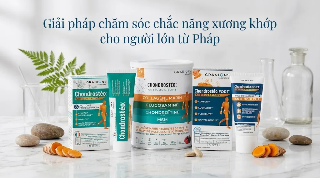 Chăm sóc chức năng xương khớp Granions pháp