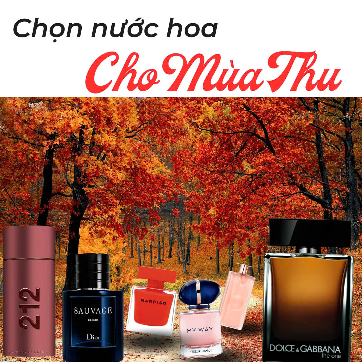 Chọn nước hoa cho mùa thu