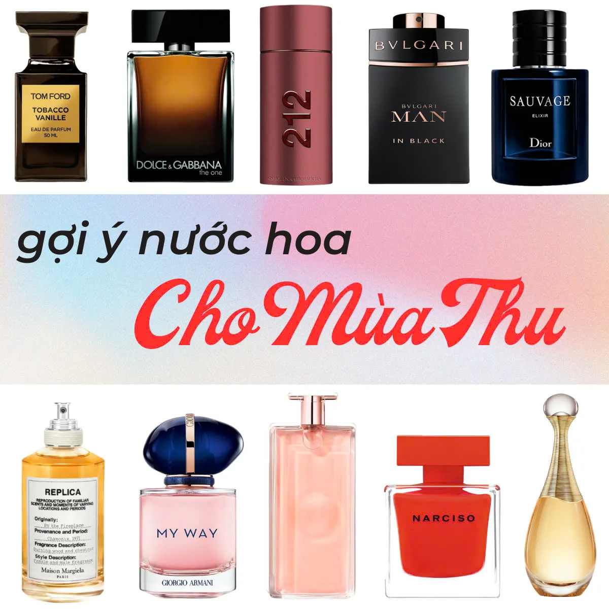 Gợi ý nước hoa mùa thu