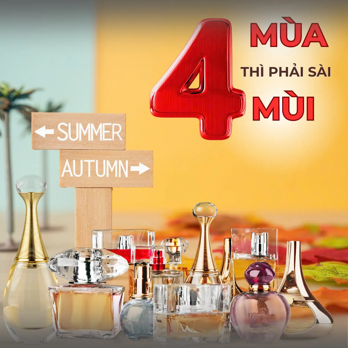 Cách chọn nước hoa nữ theo mùa