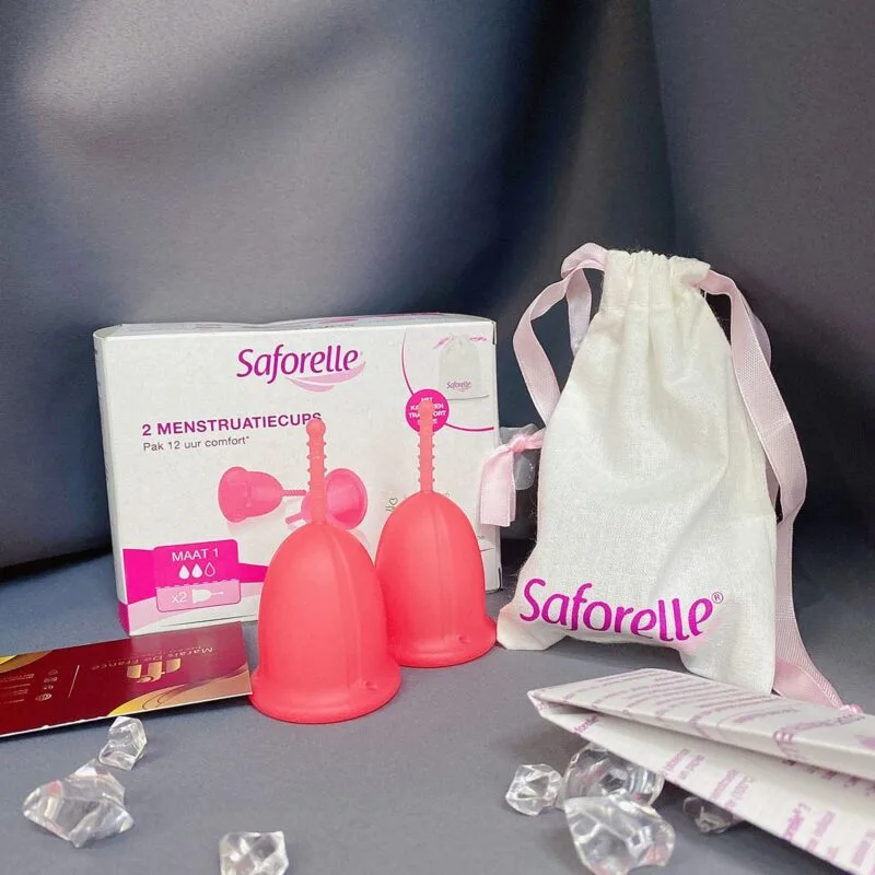 Cốc nguyệt san Saforelle size số 1 chính hãng pháp