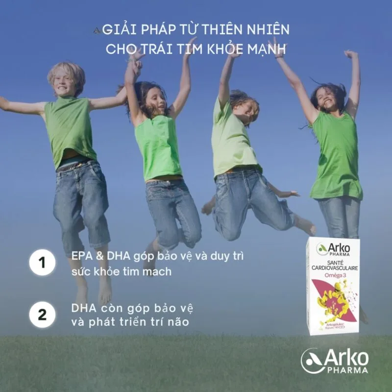 Công dụng Arkopharma Arkogelules Omega 3