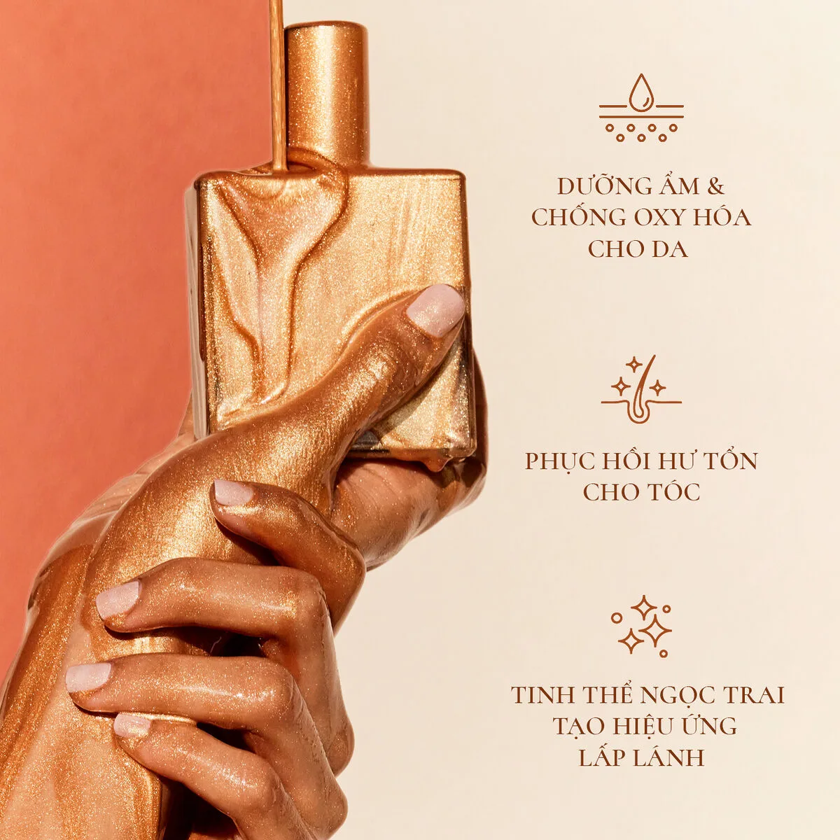 Công Dụng Dầu Khô Nuxe Huile Prodigieuse Or Multi-Purpose Dry Oil Có Ánh Nhũ