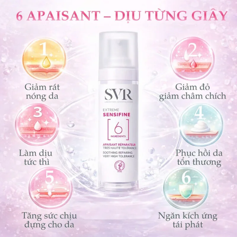 Công dụng kem Dưỡng SVR Sensifine AR Crème Riche