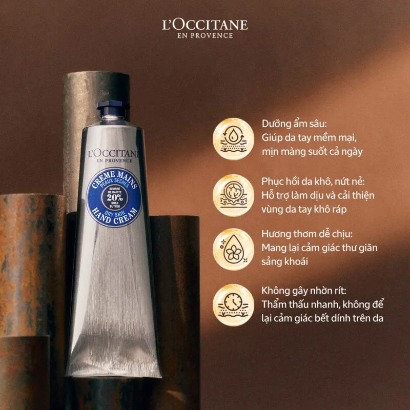 Công Dụng của Kem Tay L'Occitane Shea Butter Bơ Đậu Mỡ