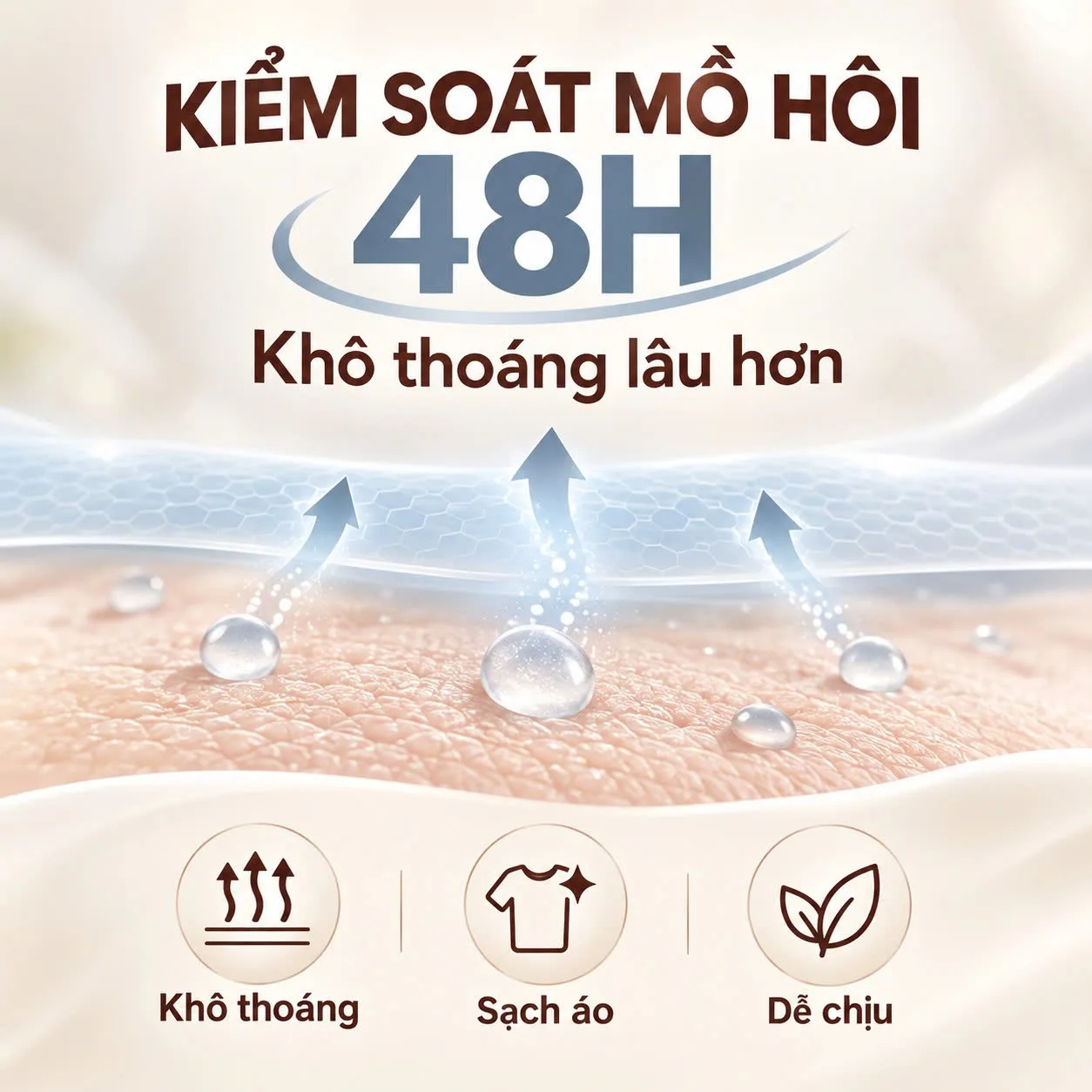 Công nghệ Intense-LP giải phóng hoạt chất kéo dài trong lăn chống tiết mồ hôi Roge Cavailles