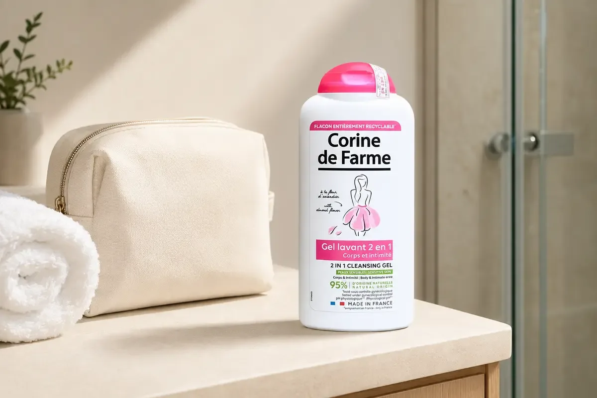 Sữa tắm và vệ sinh phụ nữ Corine de Farme Douche Corps Intimité