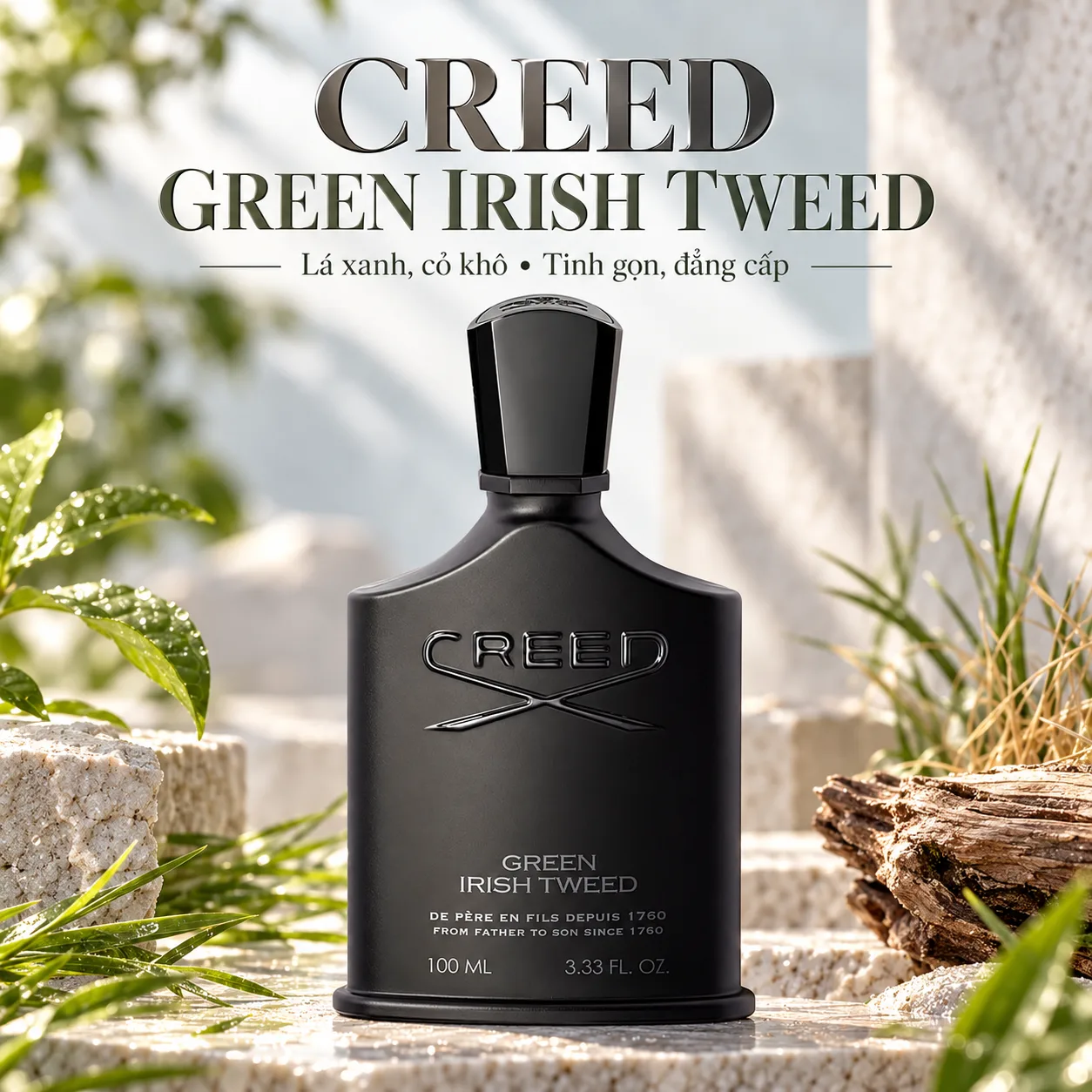 Creed Green Irish Tweed nước hoa nam quyền lực trên 50 tuổi