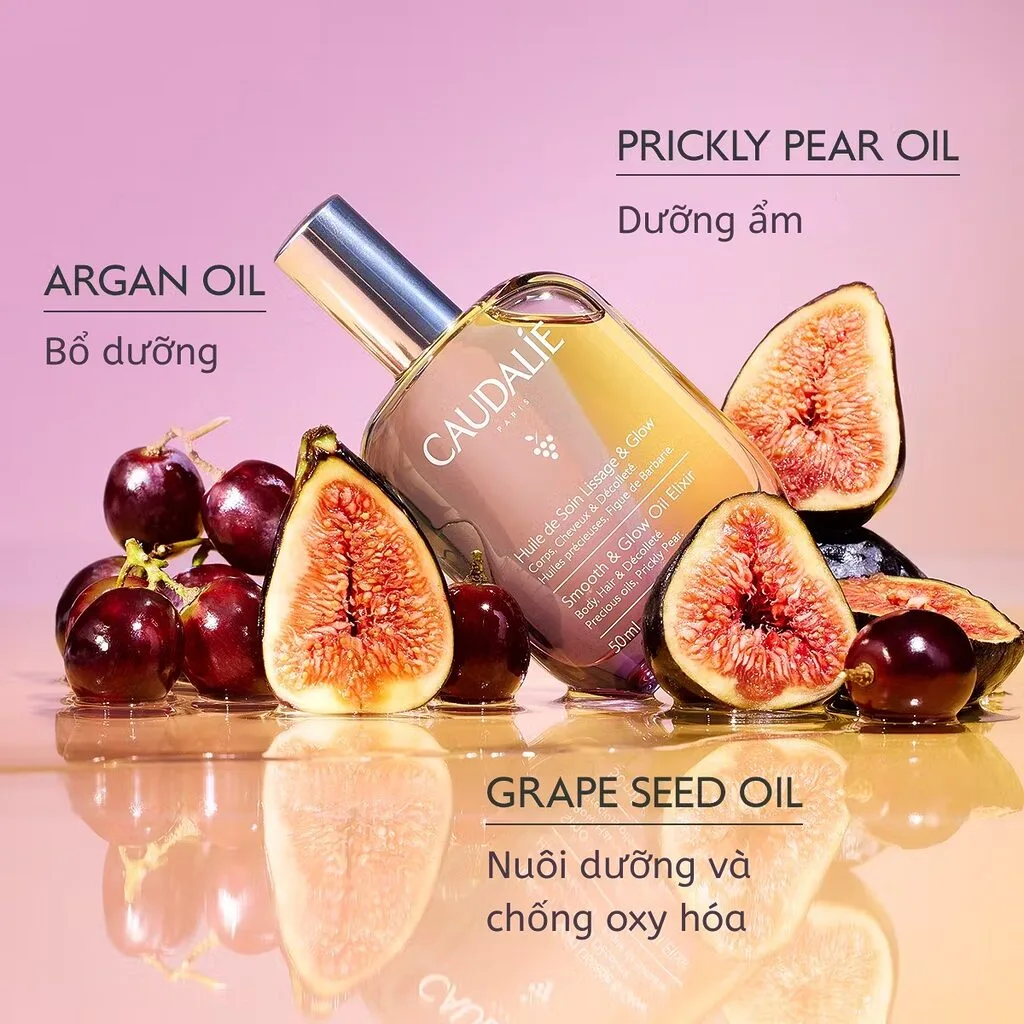 Dầu Dưỡng Da Caudalie Smooth and Glow Oil Elixir 50ml