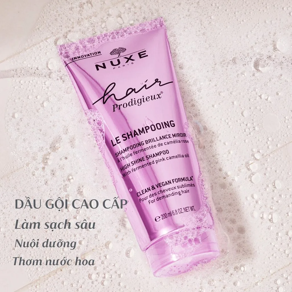 Dầu Gội Phục Hồi Tóc NUXE Hair Prodigieux High Shine Shampoo