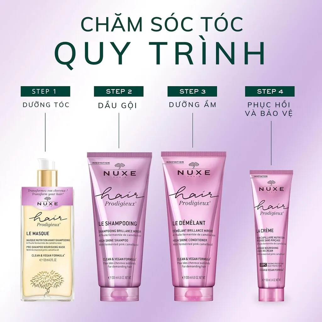 Dầu xả phục hồi tóc Nuxe Hair Le démêlant Prodigieux