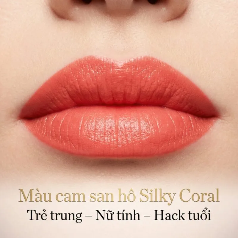 Dior Rouge Mitzah Limited Edition 540 Silky Coral Màu Cam San Hô