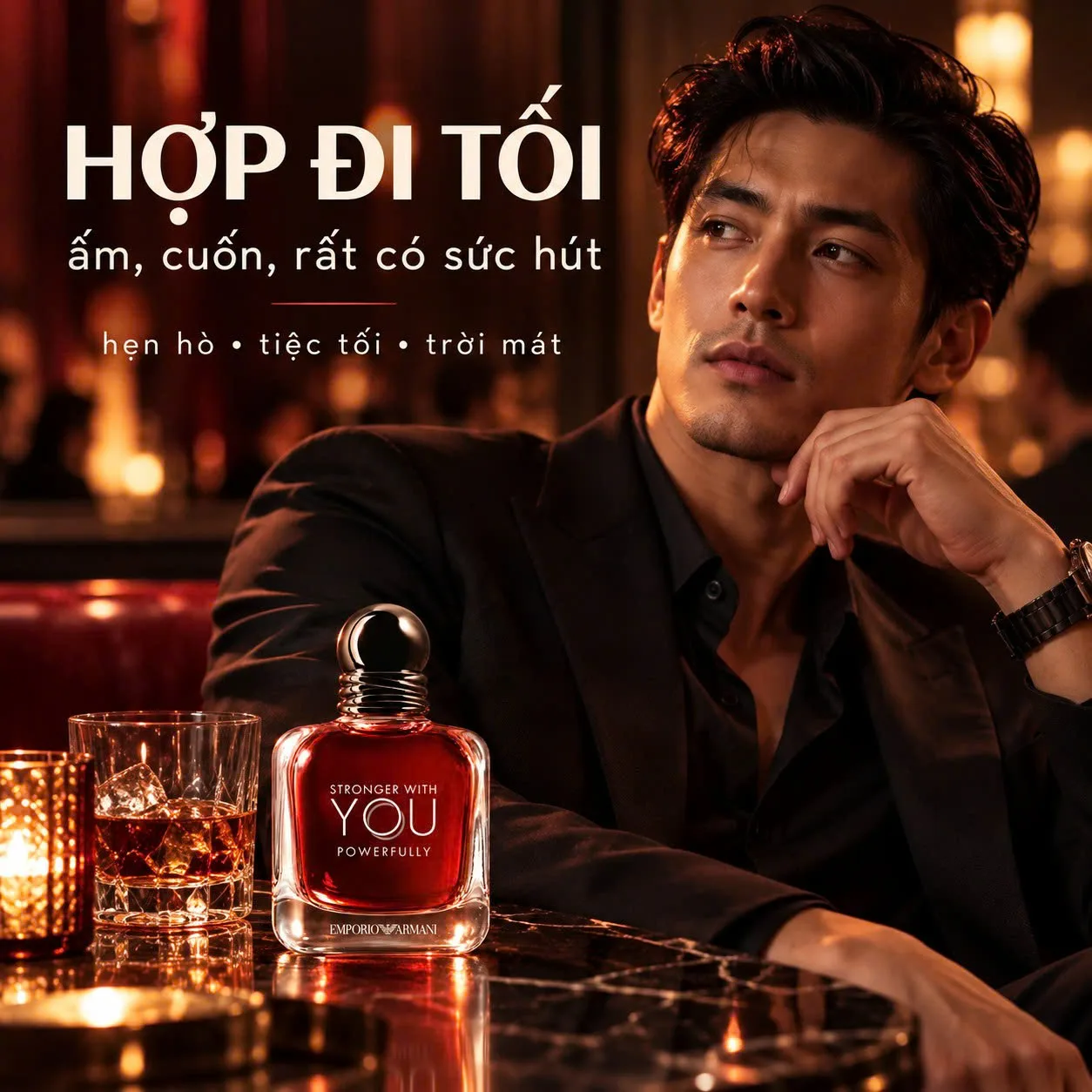 Emporio Armani Stronger With You Powerfully EDP phù hợp với các dịp ban đêm