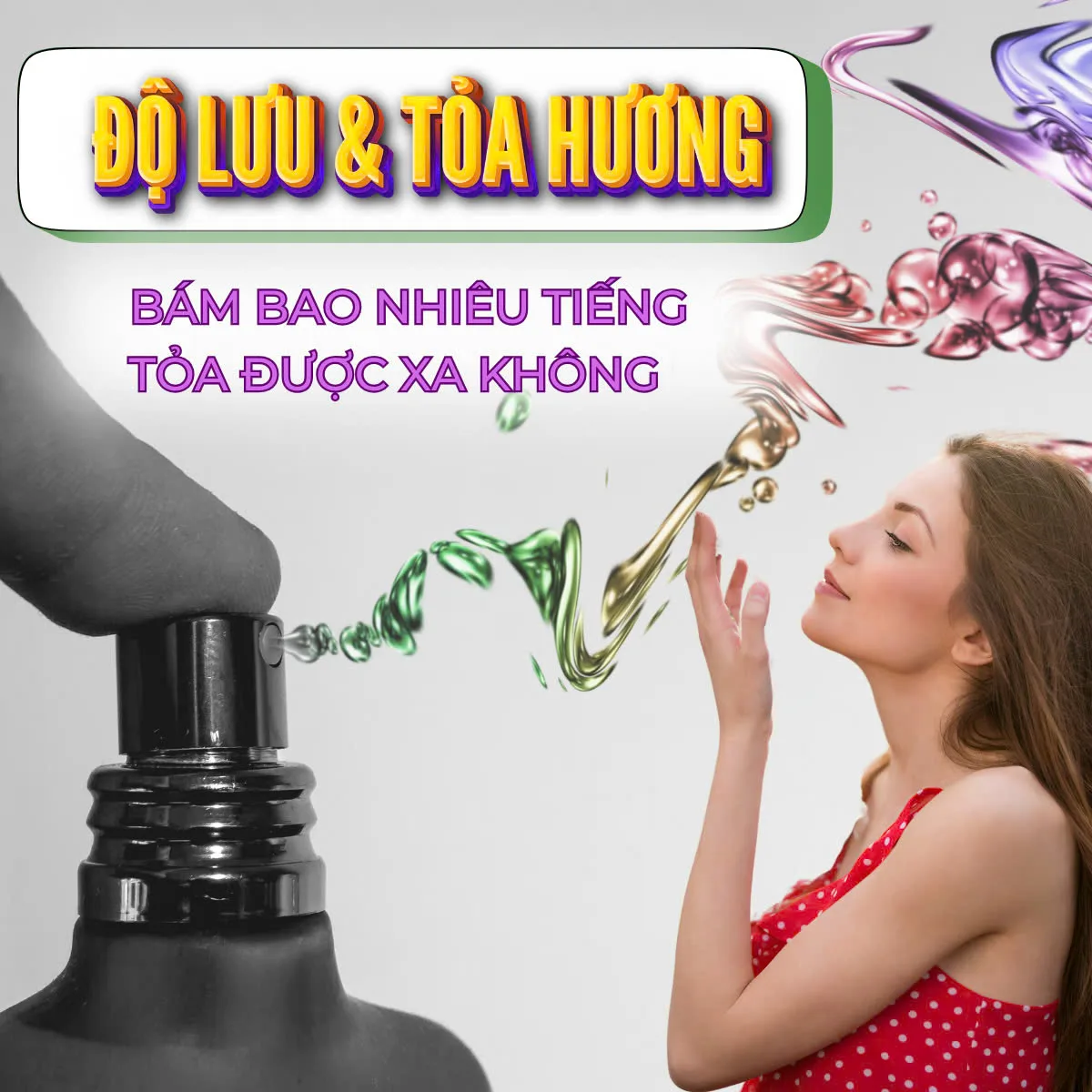Độ lưu hương và tỏa hương của các tầng hương nước hoa