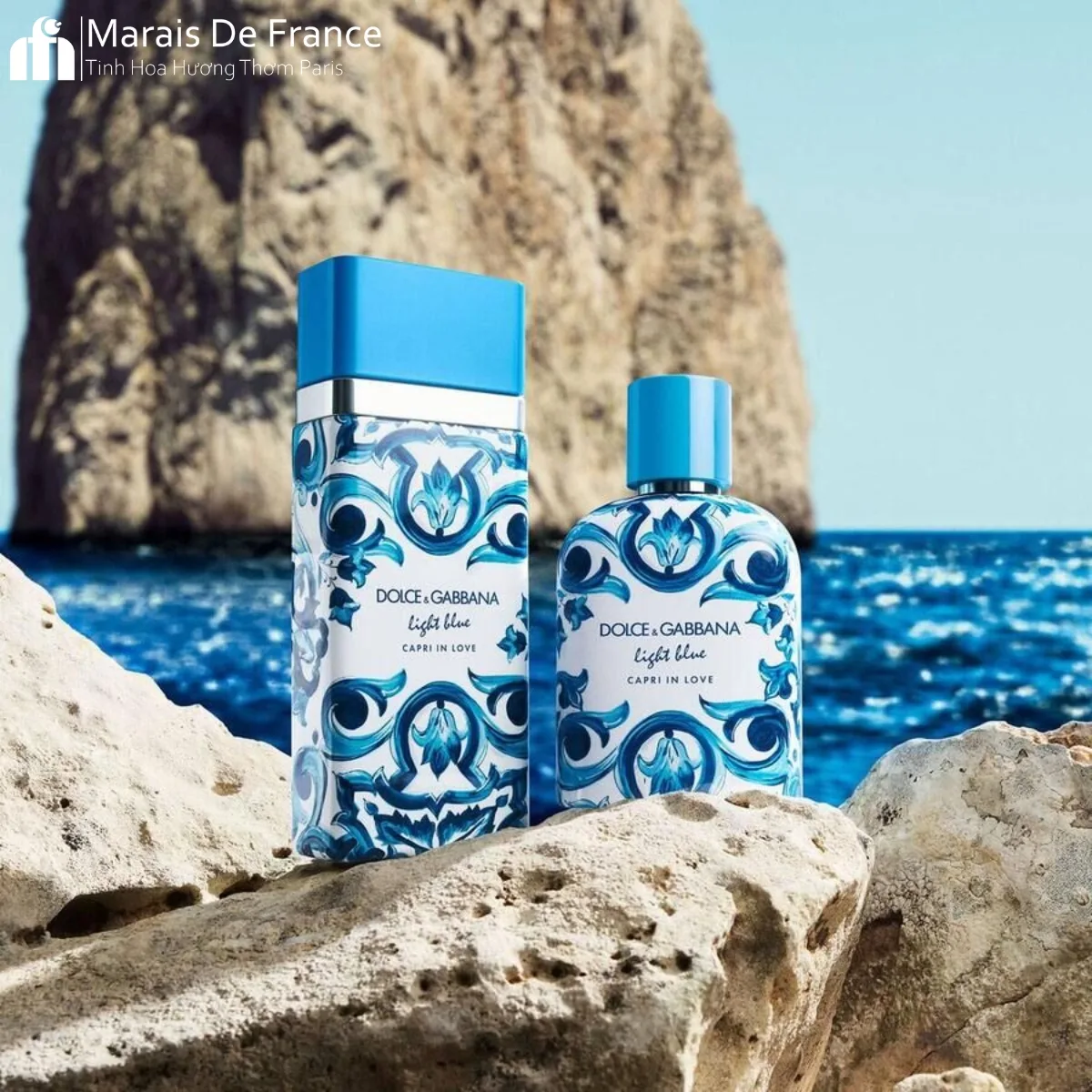 Light Blue Capri In Love Pour Homme EDP với Pour femme