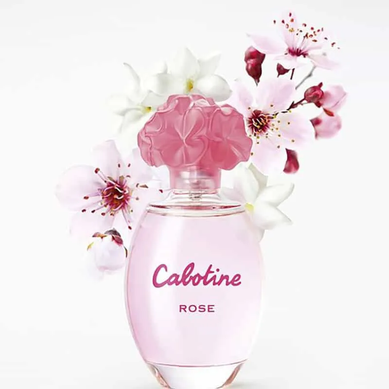 Thiết kế chai nước hoa Cabotine Rose nắp hoa màu hồng dễ thương