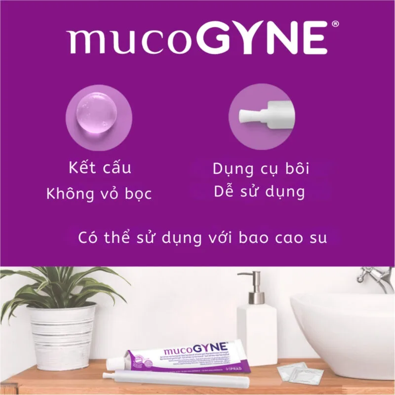 Hướng dẫn sử dụng gel đặt phụ khoa Mucogyne