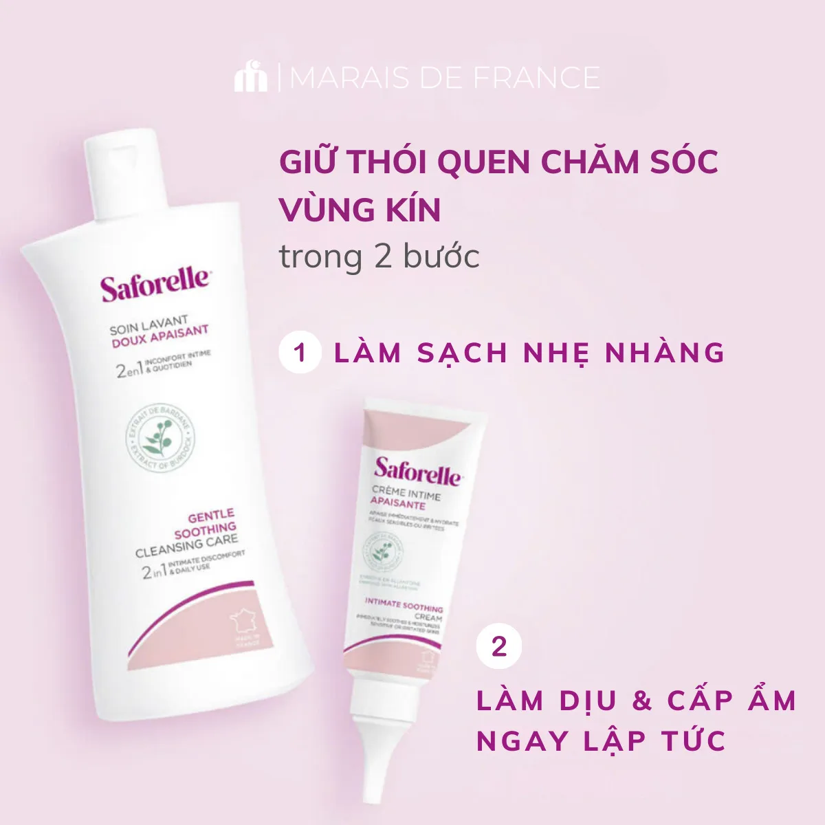 Gel Phụ Khoa Saforelle Soothing Intimate Cream