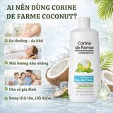 Gel tắm Corine de Farme Essential Eau de Coco Dành cho ai