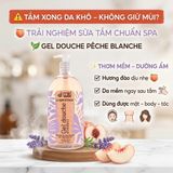 Gel Tắm Hữu Cơ MKL Cosm'Ethik Surgras Pêche Blanche Bio de Provence – Sữa Tắm Pháp Mùi Đào Trắng Dịu Nhẹ Cho Da Khô & Nhạy Cảm tại sao nên mua