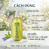 Gel Tắm Hữu Cơ MKL Cosm'Ethik Verveine Bio De Provence Cách Dùng