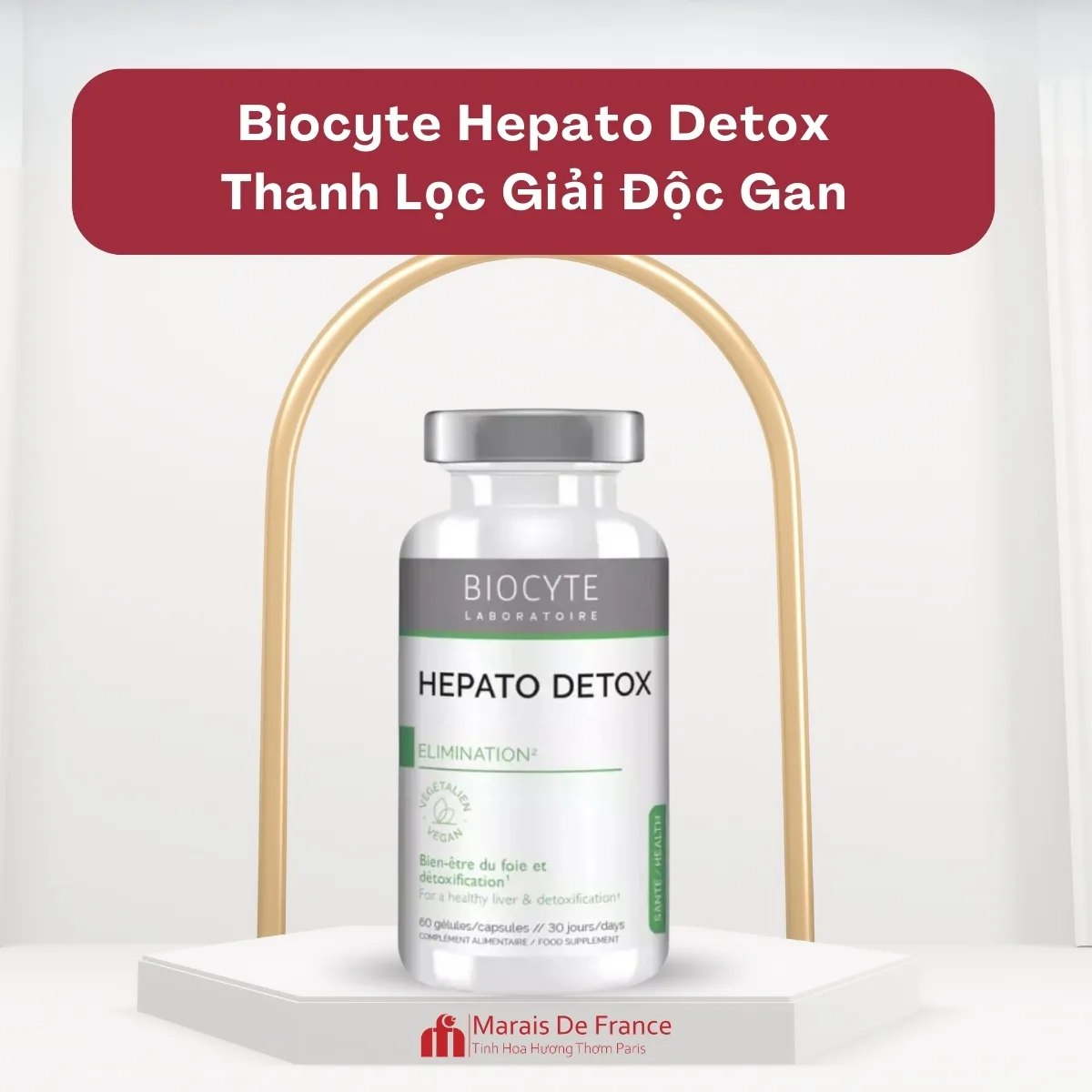 Viên uống giải Độc Gan Biocyte Hepato Detox 60 viên