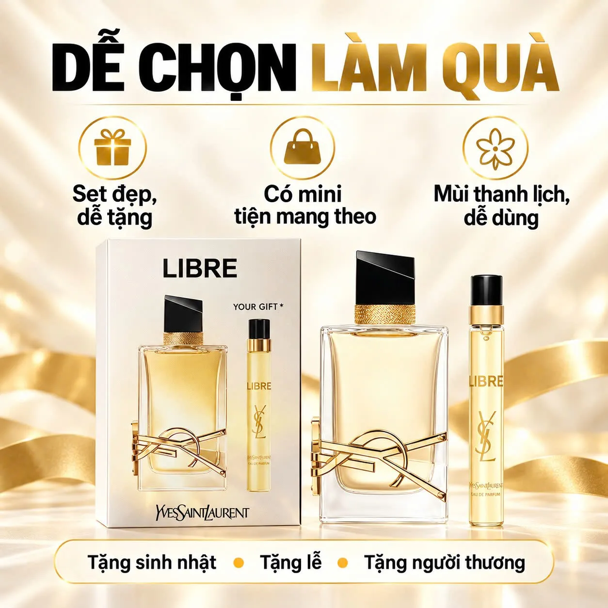 Gift Set YSL Libre EDP làm quà tặng Gift Set YSL Libre EDP làm quà tặng