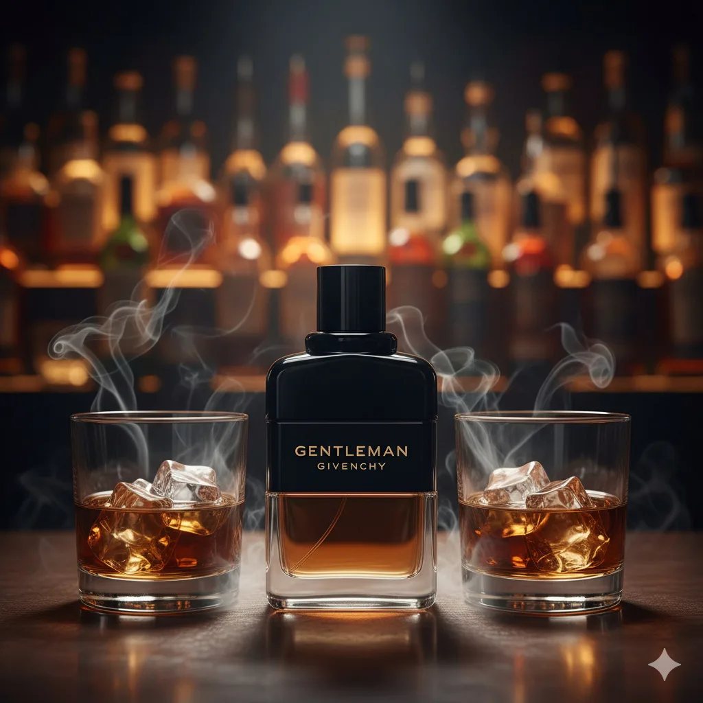 Givenchy Gentleman Réserve Privée với hương whisky, iris và hạt dẻ