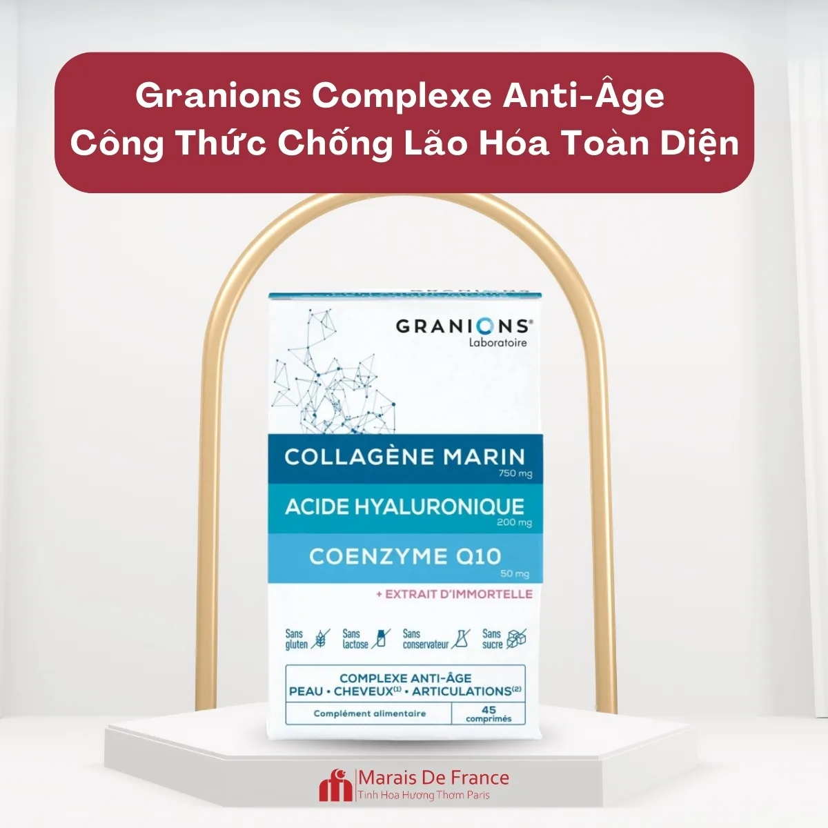 Viên uống chống lão hóa Granions Complexe Anti-âge