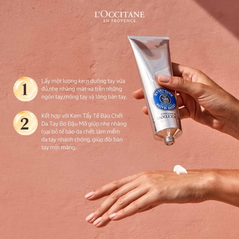 Hướng Dẫn Sử Dụng Kem Tay L'Occitane Shea Butter Bơ Đậu Mỡ