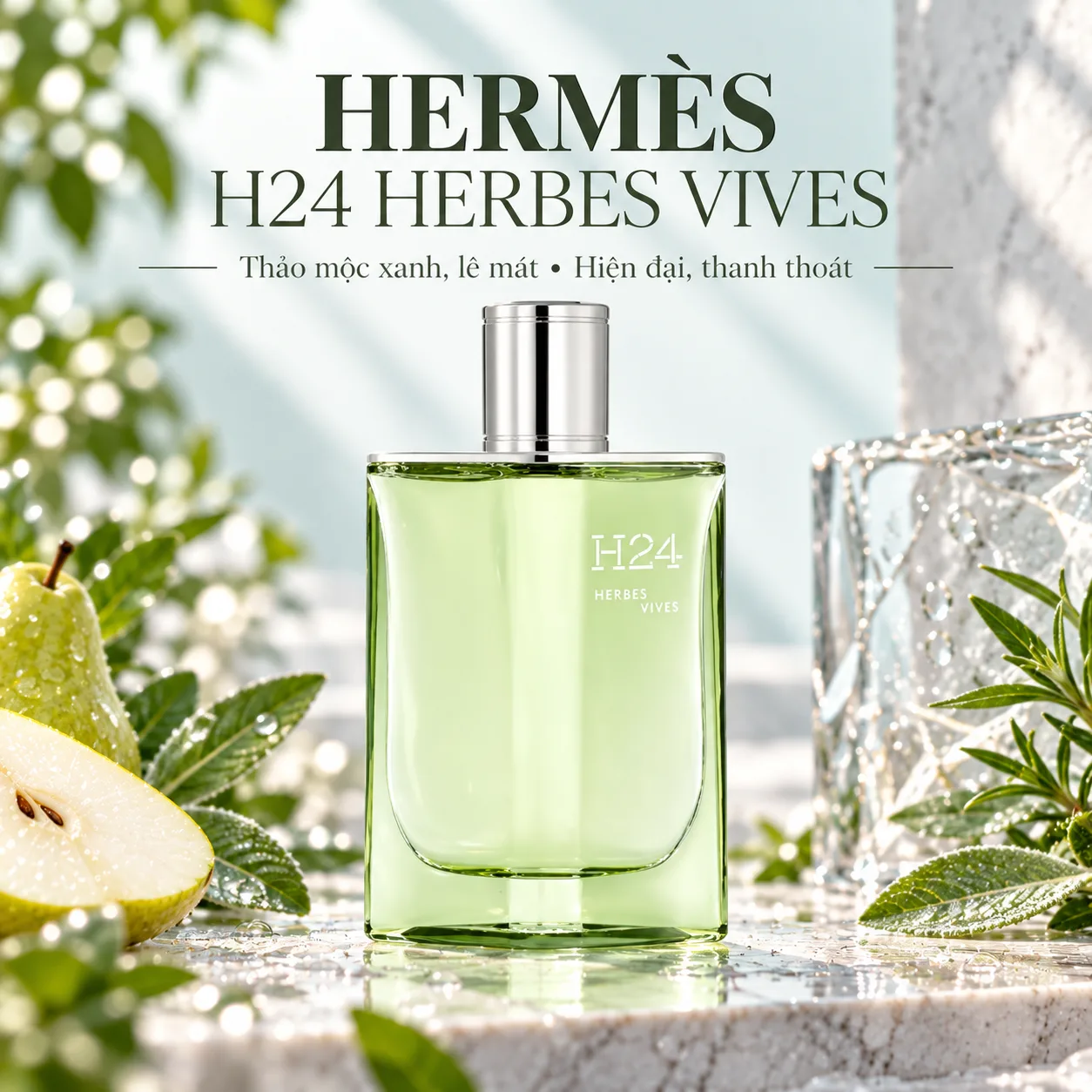 Nước hoa nam Hermes H24 Herbes Vives phù hợp cho độ tuổi trên 50