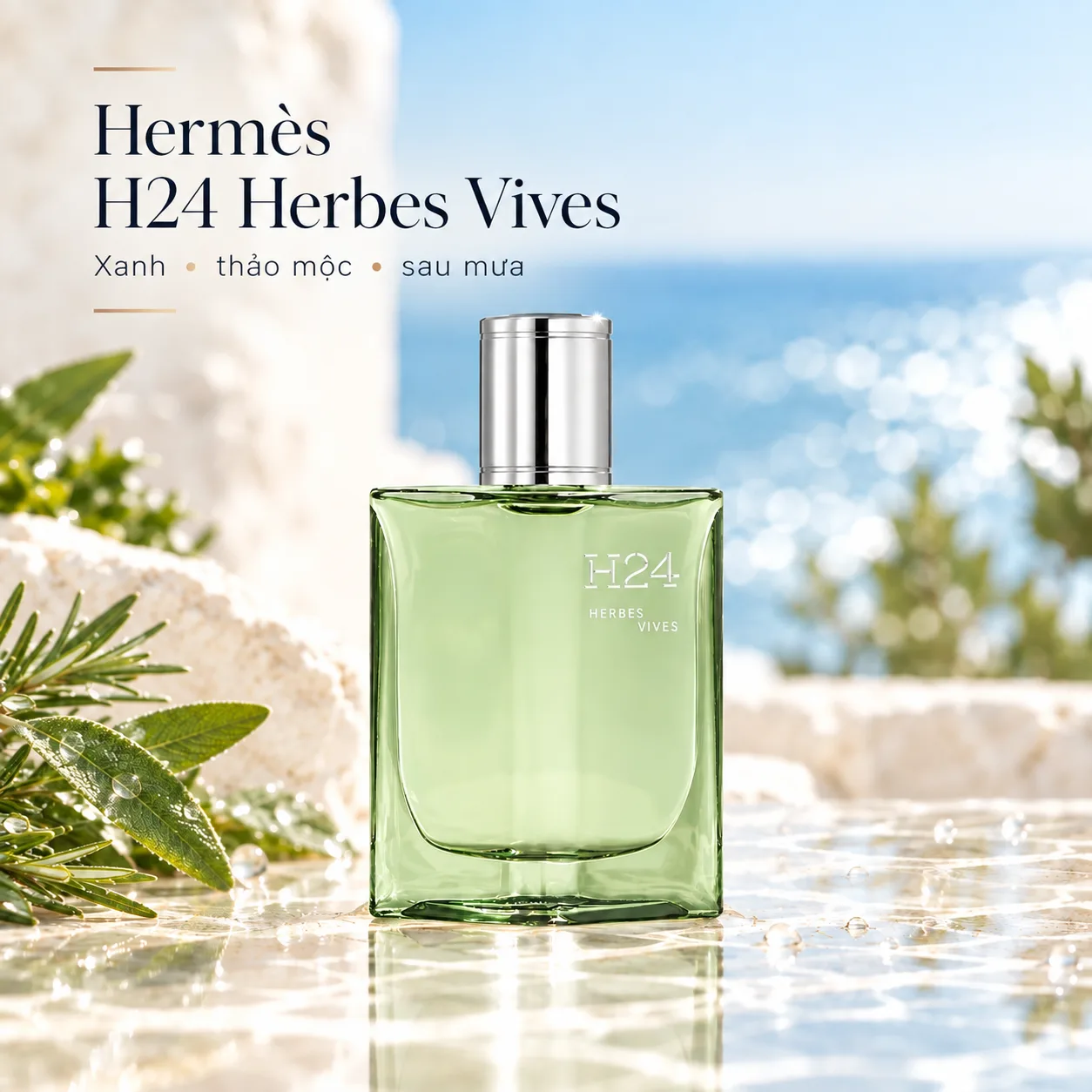 Hermes H24 Herbes Vives hương xanh cho mùa hè