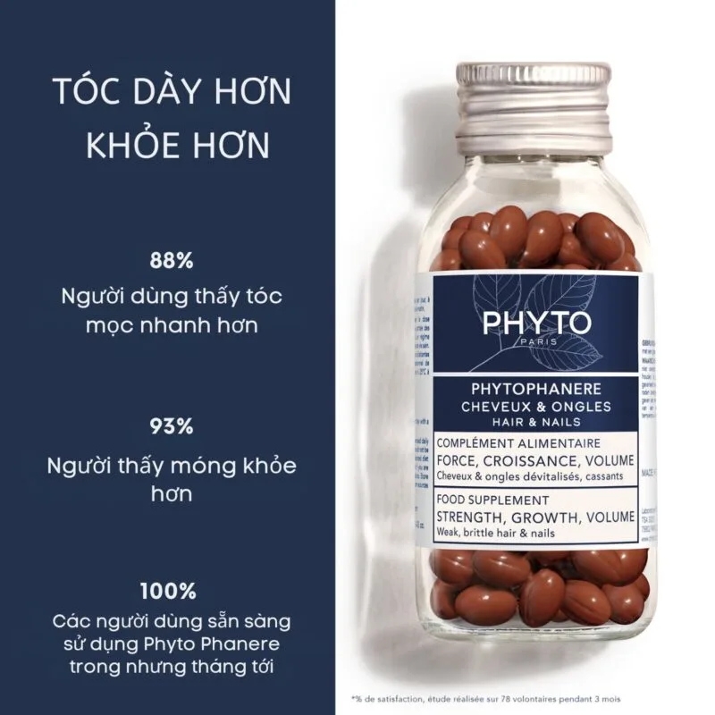 Hiệu Quả của Viên Uống Mọc Tóc Phyto Phanere