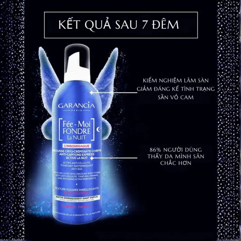 Hiệu Quả Xịt Giảm Mỡ, Chống Sần Vỏ Cam Fée-Moi FONDRE La NUIT