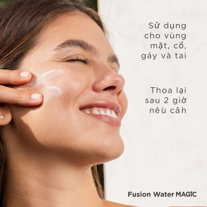 Hướng dẫn sử dụng Kem Chống Nắng ISDIN Fusion Water MAGIC SPF 50 x Roland Garros 50ml