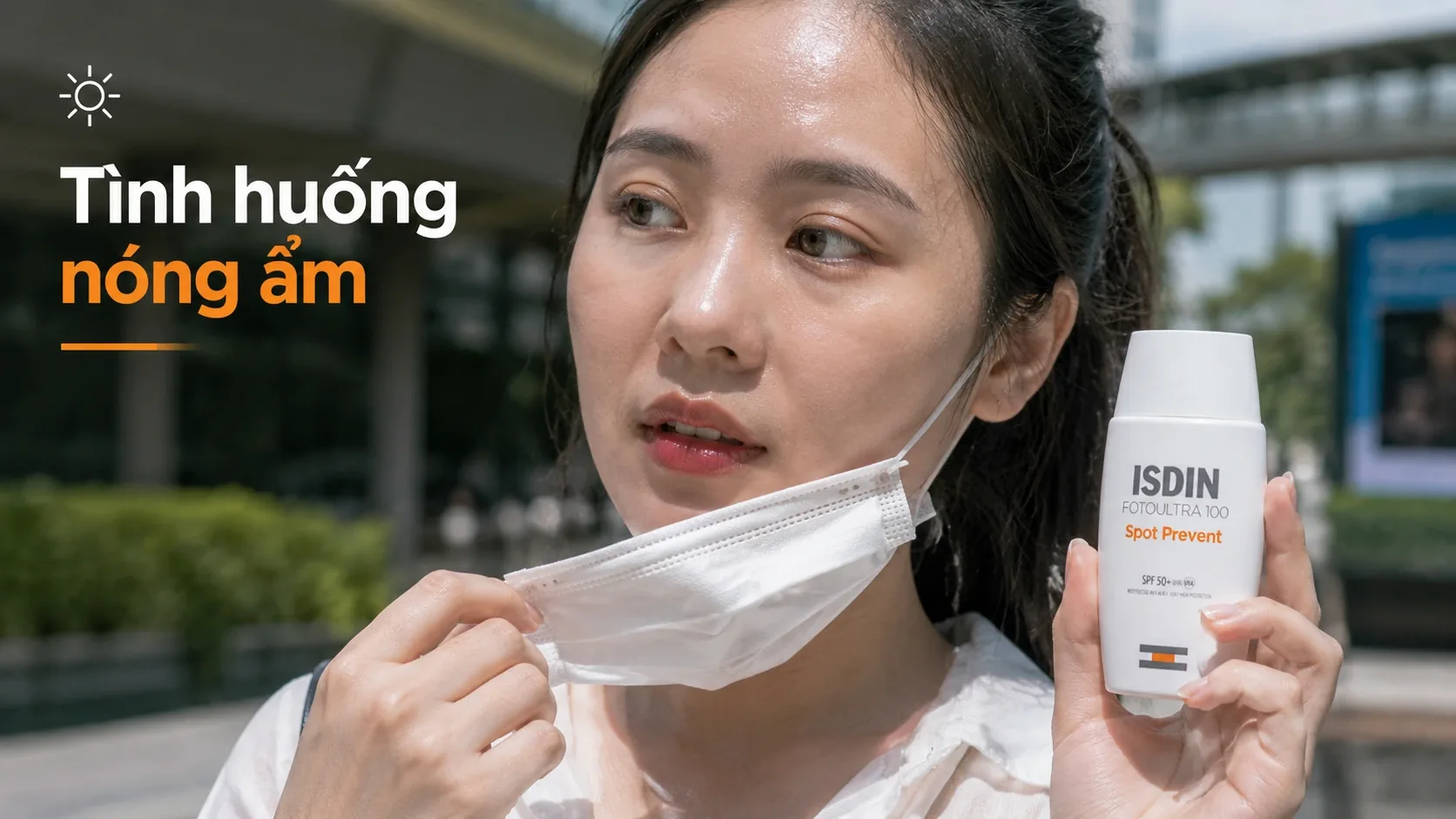 ISDIN Spot Prevent trong thời tiết nóng ẩm