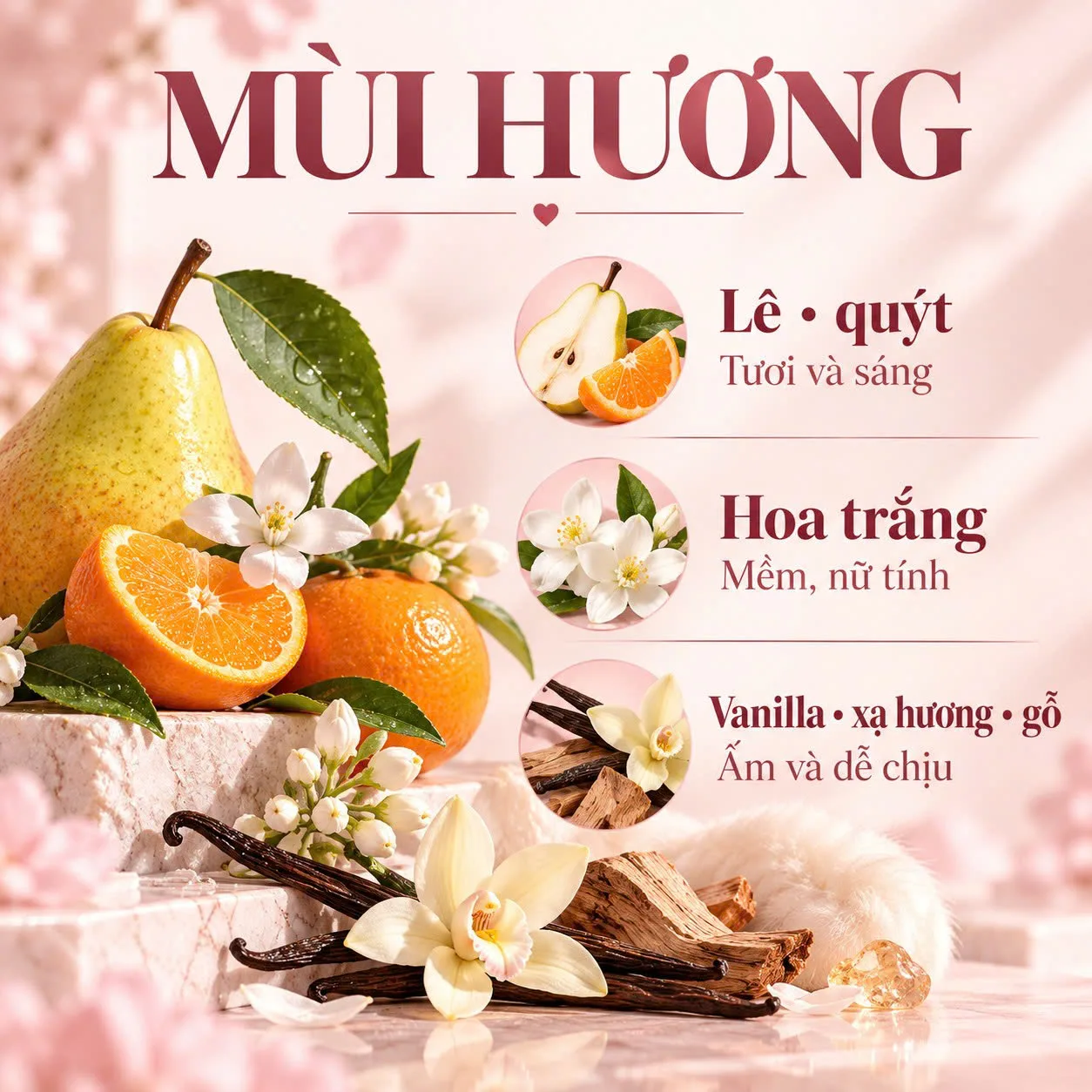 Các tầng hương lê quýt hoa trắng và vani của Katy Perry Meow