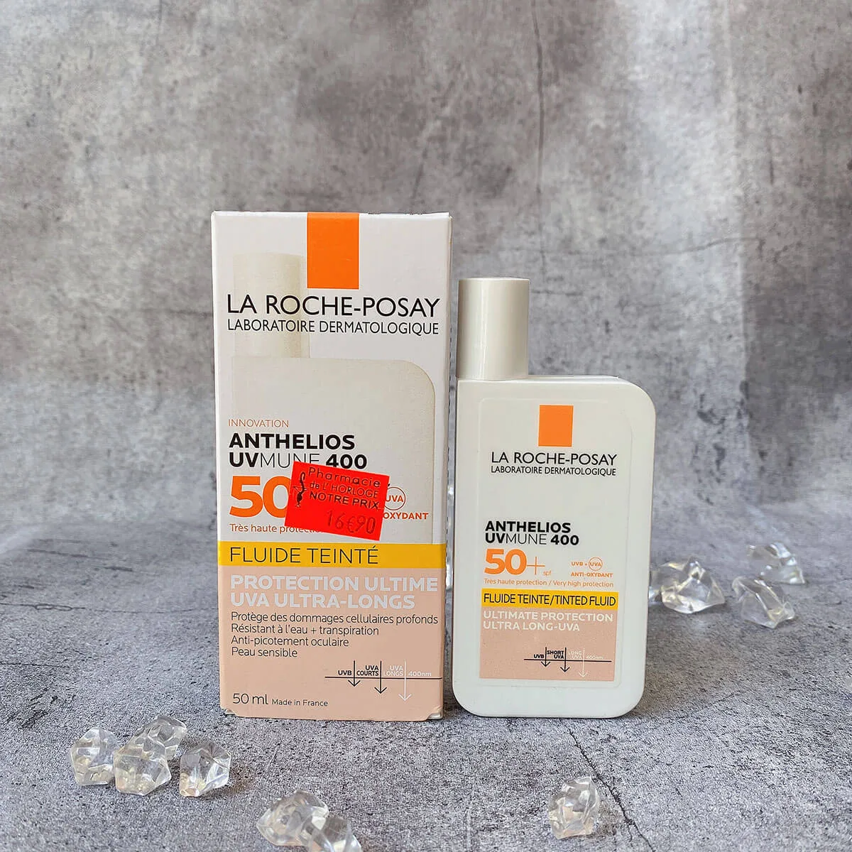 Kem Chống Nắng Cho Da Khô La Roche Posay Anthelios UVmune 400 Tinted Fluid SPF50 +