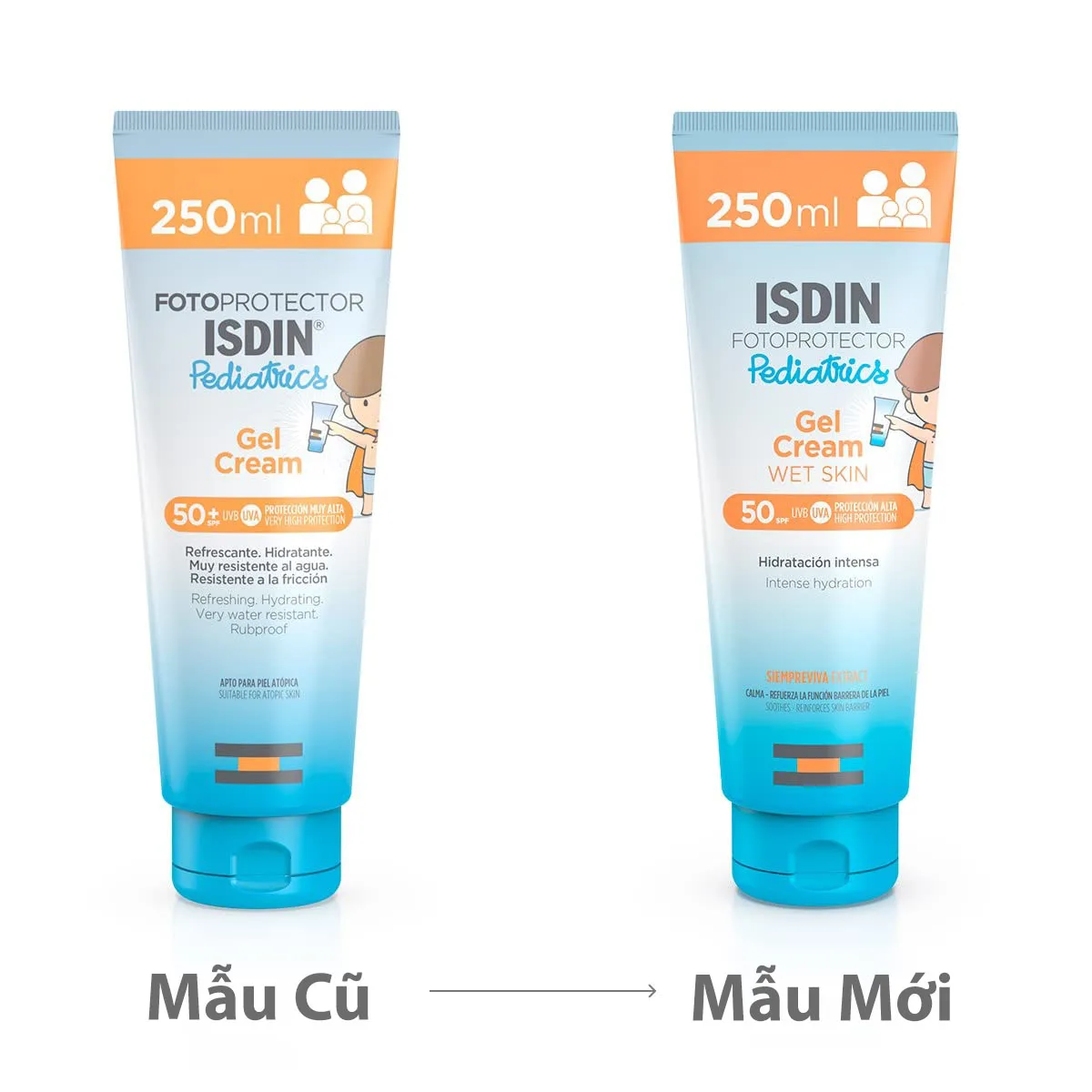 Kem Chống Nắng Isdin Fotoprotector Pediatrics Gel Cream Dành Cho Trẻ Em
